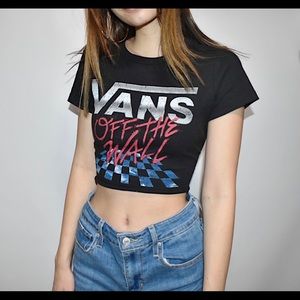 VANS CROPPED TSHIRT